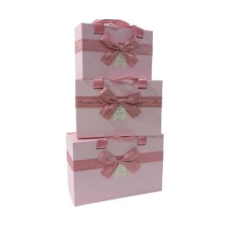 Coffret de cadeau rectangle  de 3 vide