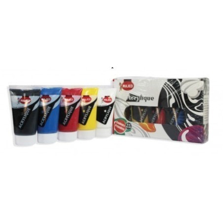 COFFRET 5 FLACON 75ML ACRYLIQUE MAJED