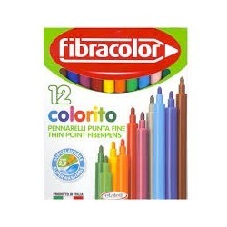 FEUTRE DE 12 FIBRACOLOR