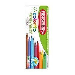 FEUTRE DE 6 FIBRACOLOR
