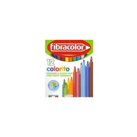 POCH 12 FEUTRE AQUARELLE FIBRACOLOR