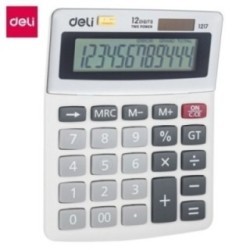 Calculatrice de bureau Blanc 12D 133X106MM E1217