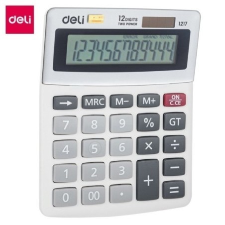 Calculatrice de bureau Blanc 12D 133X106MM E1217
