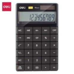 Calculatrice de bureau 12D Noir 165*103MM E1589P