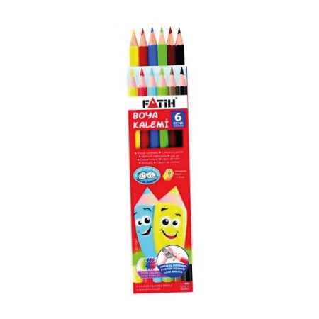 Crayons  6/18 Couleurs FATIH
