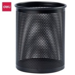 Porte Stylo Circulaire Métal Noir 84X106MM 95.5G E909