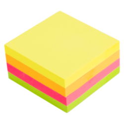 STICKY NOTES ULTRA BRIGHT NEON 400F 76X76 EA03003