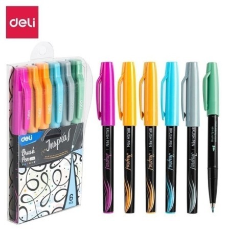 Stylo pinceau Deli-EU304 [POCH 6] Inspiral