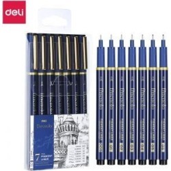 Stylos feutres à pigments Deli EQ909