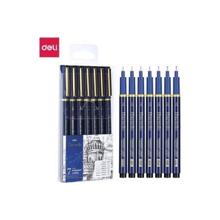 Stylos feutres à pigments Deli EQ909