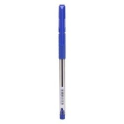Stylo a Bille Deli Soft Grip 1mm Bleu