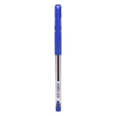 Stylo a Bille Deli Soft Grip 1mm Bleu