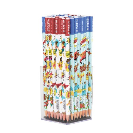 Pot 72 Crayon Noir Heros FATIH