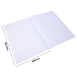 COUVRE LIVRE ADHESIF 50X36CM MIRROR SURFACE