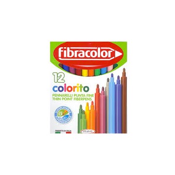 FEUTRE DE 12 FIBRACOLOR