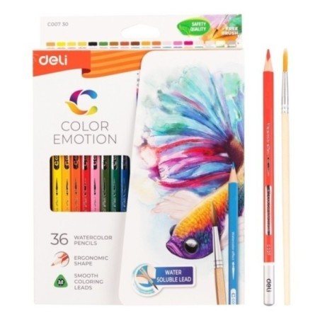 Crayon aquarelle Deli-EC00730