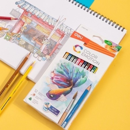 Crayon aquarelle Deli-EC00700