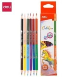 Crayon bicolore Deli-EC00500