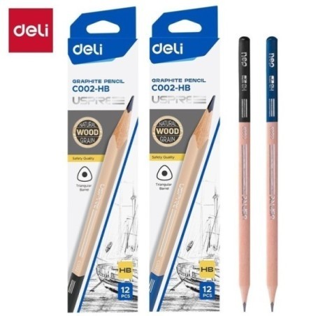 Crayon graphite Deli-EC002-HB