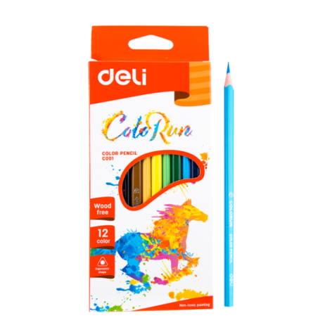Crayon de couleur Deli-EC00100