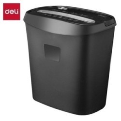 DESTRUCTEUR DE PAPIER 8F 15L NOIR (+TROMBONES & AGRAFFES)