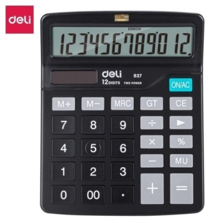 Deli-E837 Calculatrice