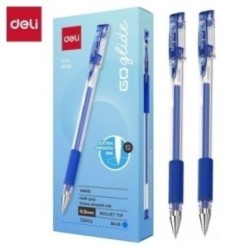 Deli-E6600S Noir E6600S Stylo Gel Cap Softgrip Pointe Ogive 0