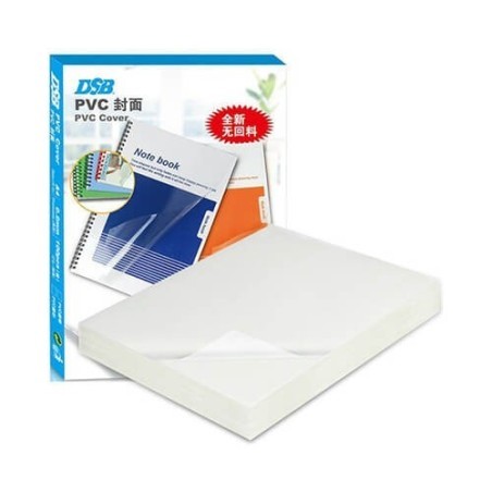 Page de garde transparent pour reluire A4