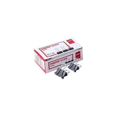BINDER CLIP 15MM DELI E38566 PQ/12
