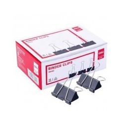 BINDER CLIP 41MM DELI E38562 PQ/12