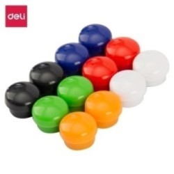 Bouton magnétique Deli-E7823 15MM [PQT 12] E7823 ASSORTI